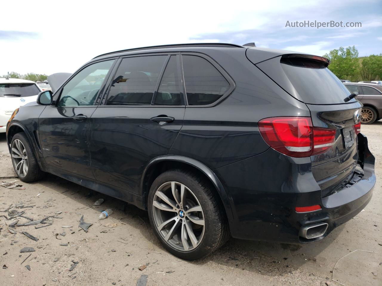 2015 Bmw X5 Xdrive35d Black vin: 5UXKS4C58F0N10945