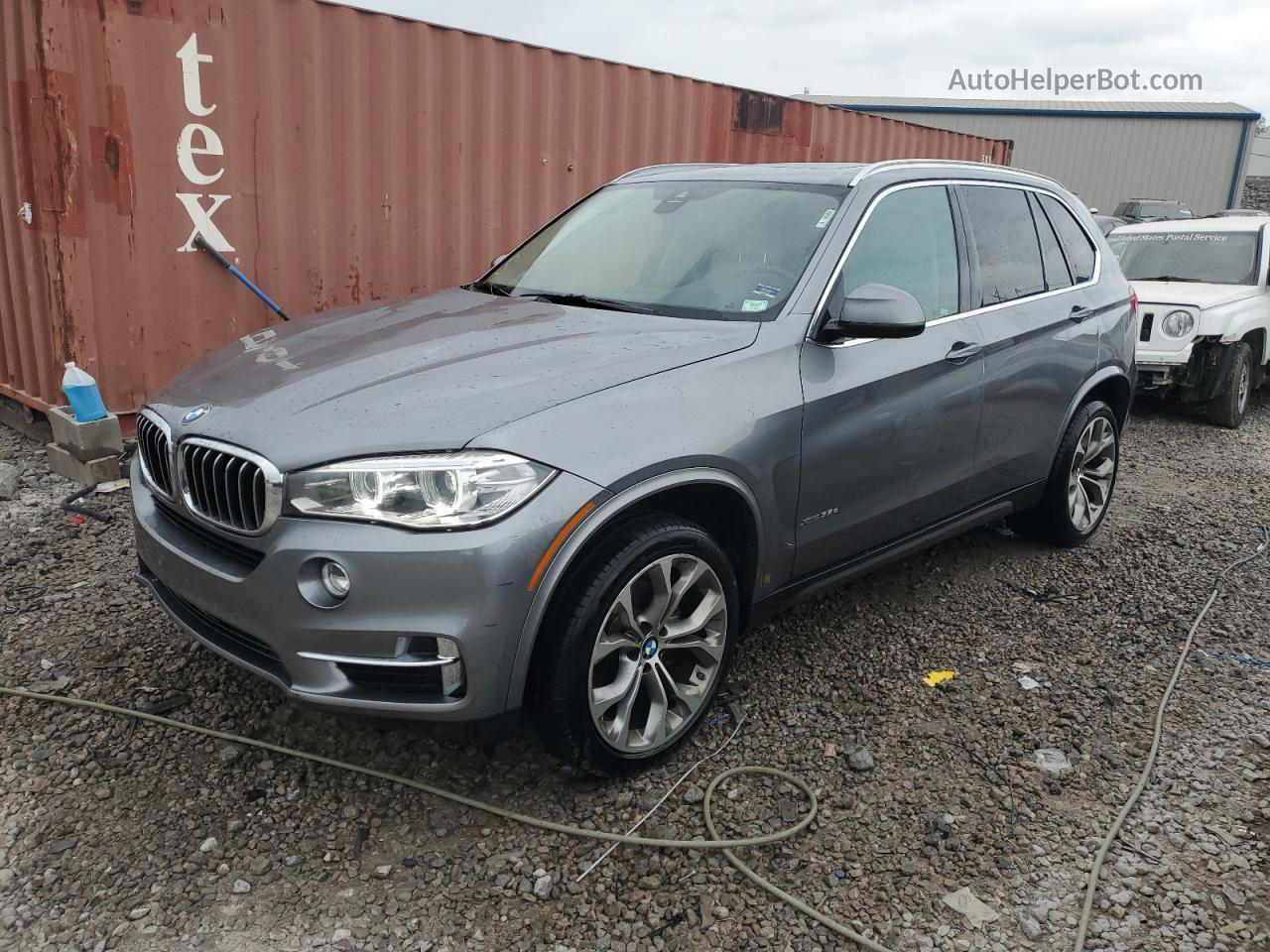 2015 Bmw X5 Xdrive35d Синий vin: 5UXKS4C58F0N10993