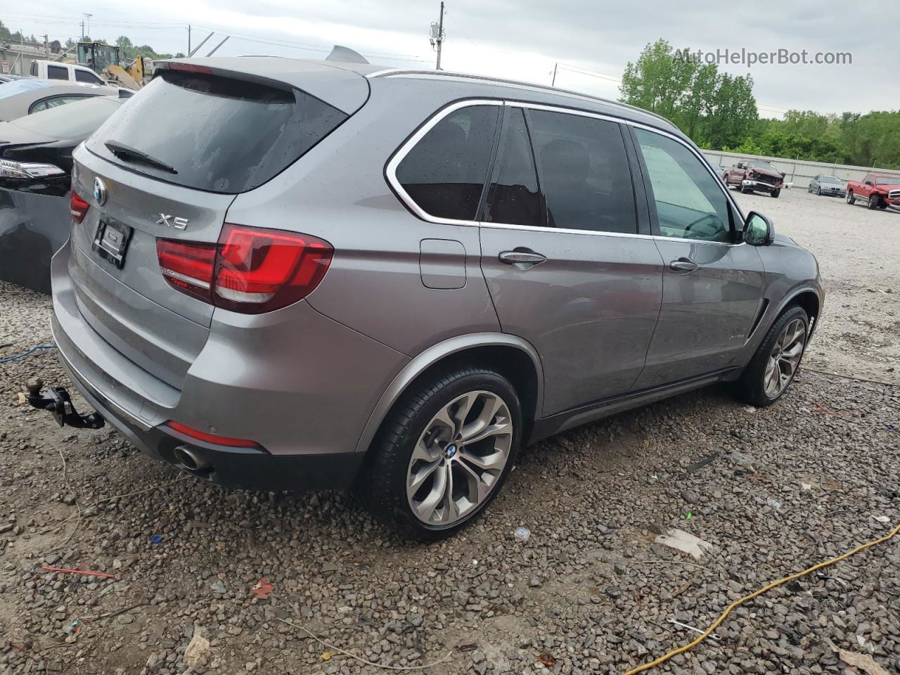 2015 Bmw X5 Xdrive35d Синий vin: 5UXKS4C58F0N10993