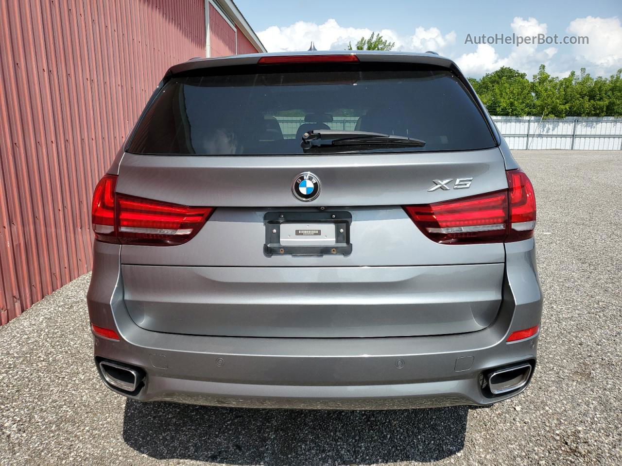 2015 Bmw X5 Xdrive35d Gray vin: 5UXKS4C59F0J97873