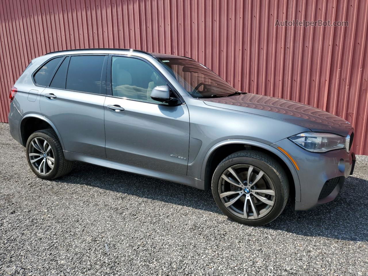 2015 Bmw X5 Xdrive35d Gray vin: 5UXKS4C59F0J97873