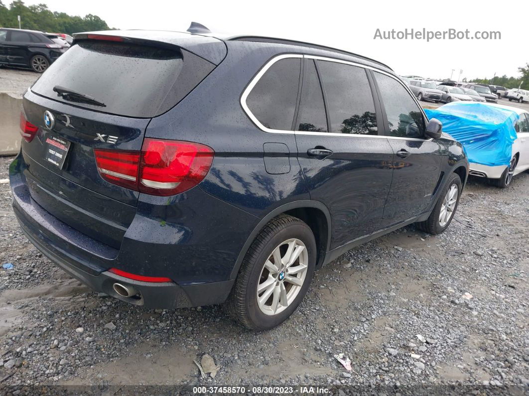 2015 Bmw X5 Xdrive35d Blue vin: 5UXKS4C59F0J99087