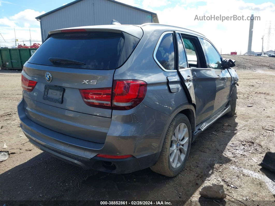 2015 Bmw X5 Xdrive35d Gray vin: 5UXKS4C59F0N12428