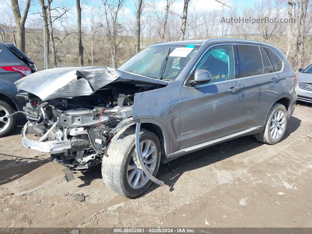 2015 Bmw X5 Xdrive35d Gray vin: 5UXKS4C59F0N12428