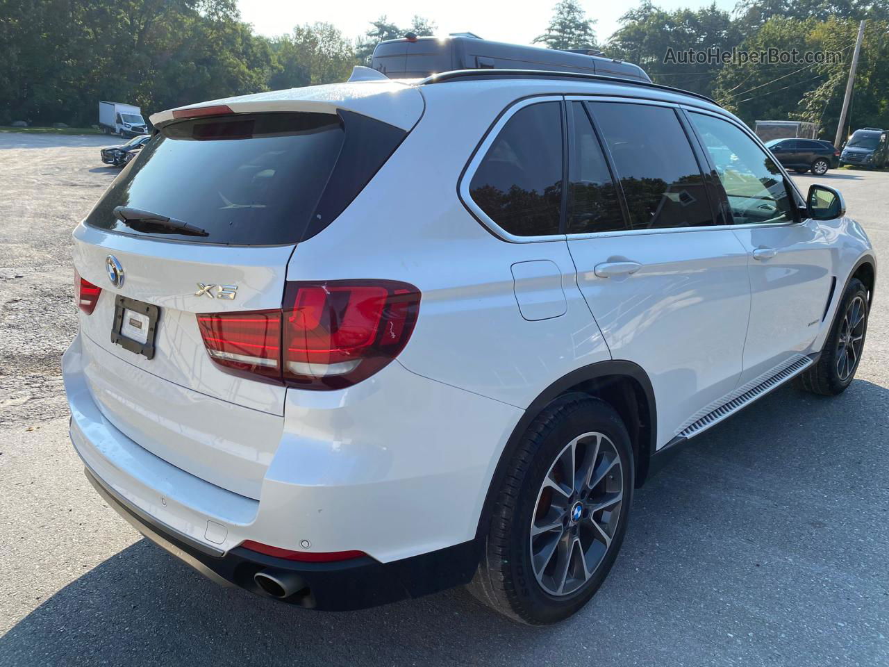 2015 Bmw X5 Xdrive35d Белый vin: 5UXKS4C5XF0J97655