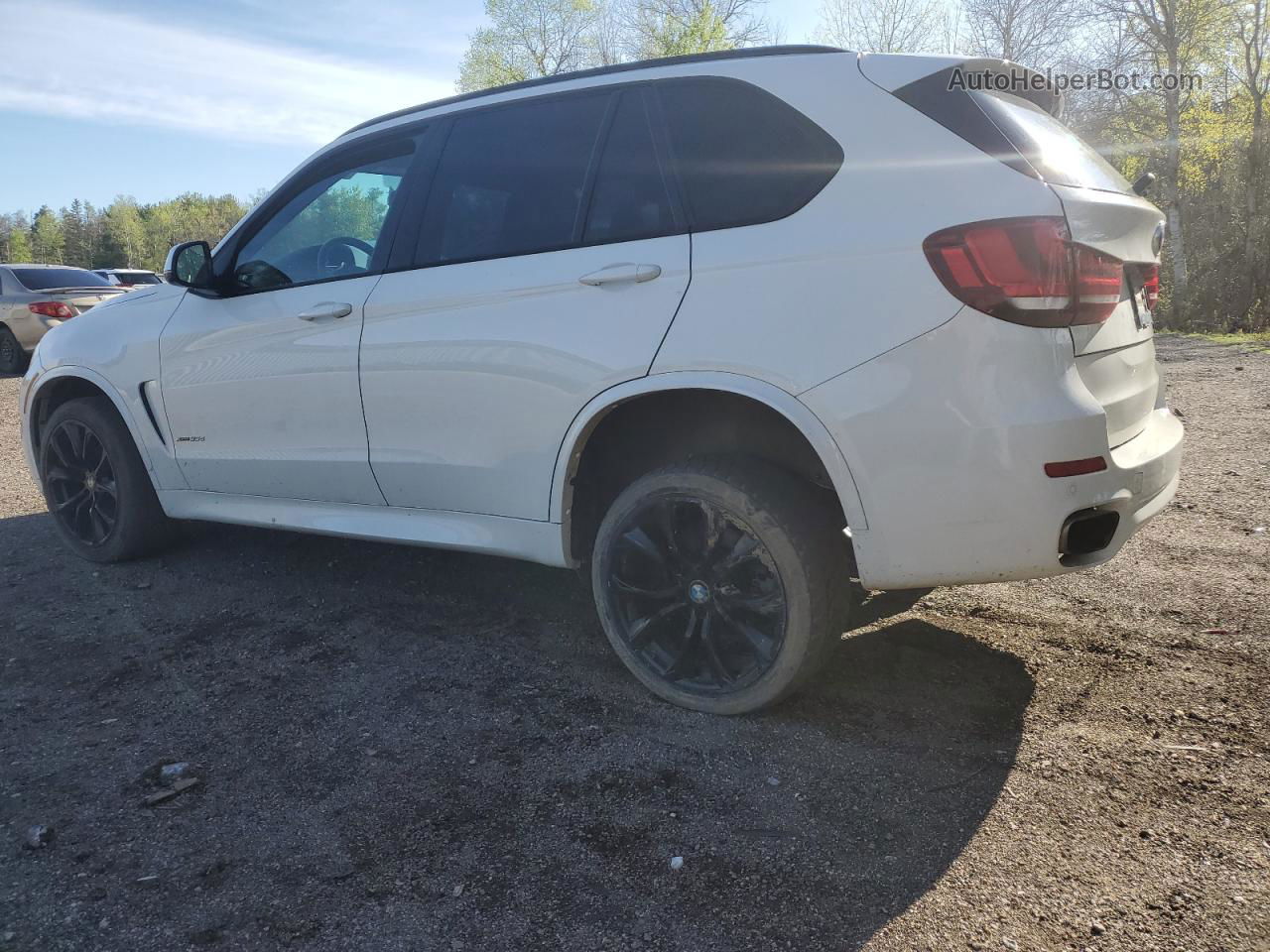 2015 Bmw X5 Xdrive35d White vin: 5UXKS4C5XF0N10817