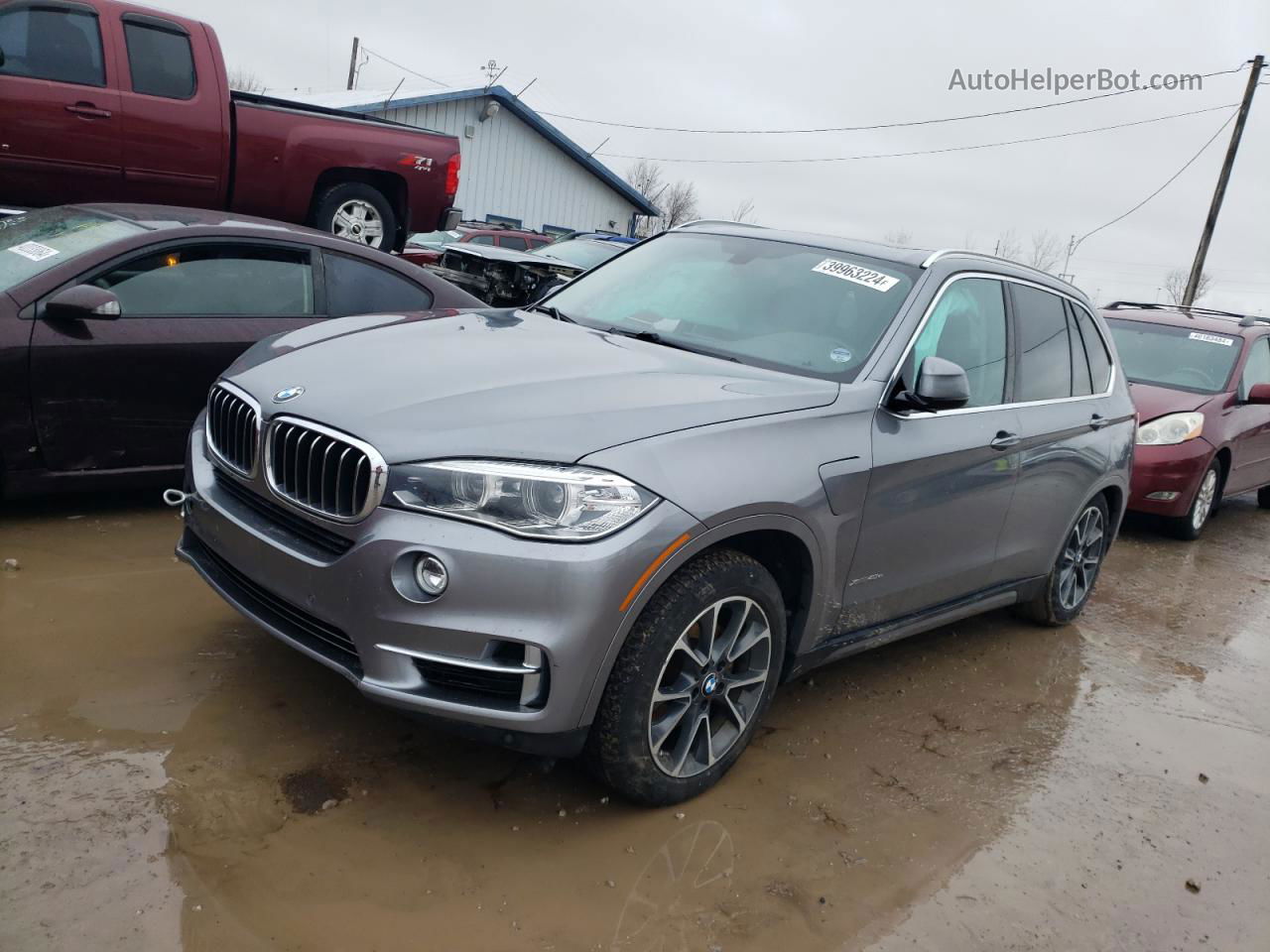 2016 Bmw X5 Xdr40e Gray vin: 5UXKT0C50G0S75156