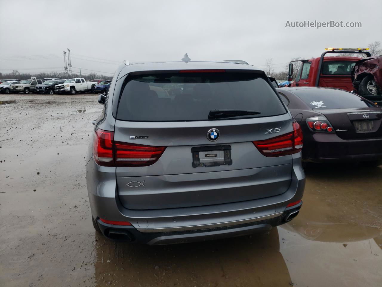 2016 Bmw X5 Xdr40e Gray vin: 5UXKT0C50G0S75156