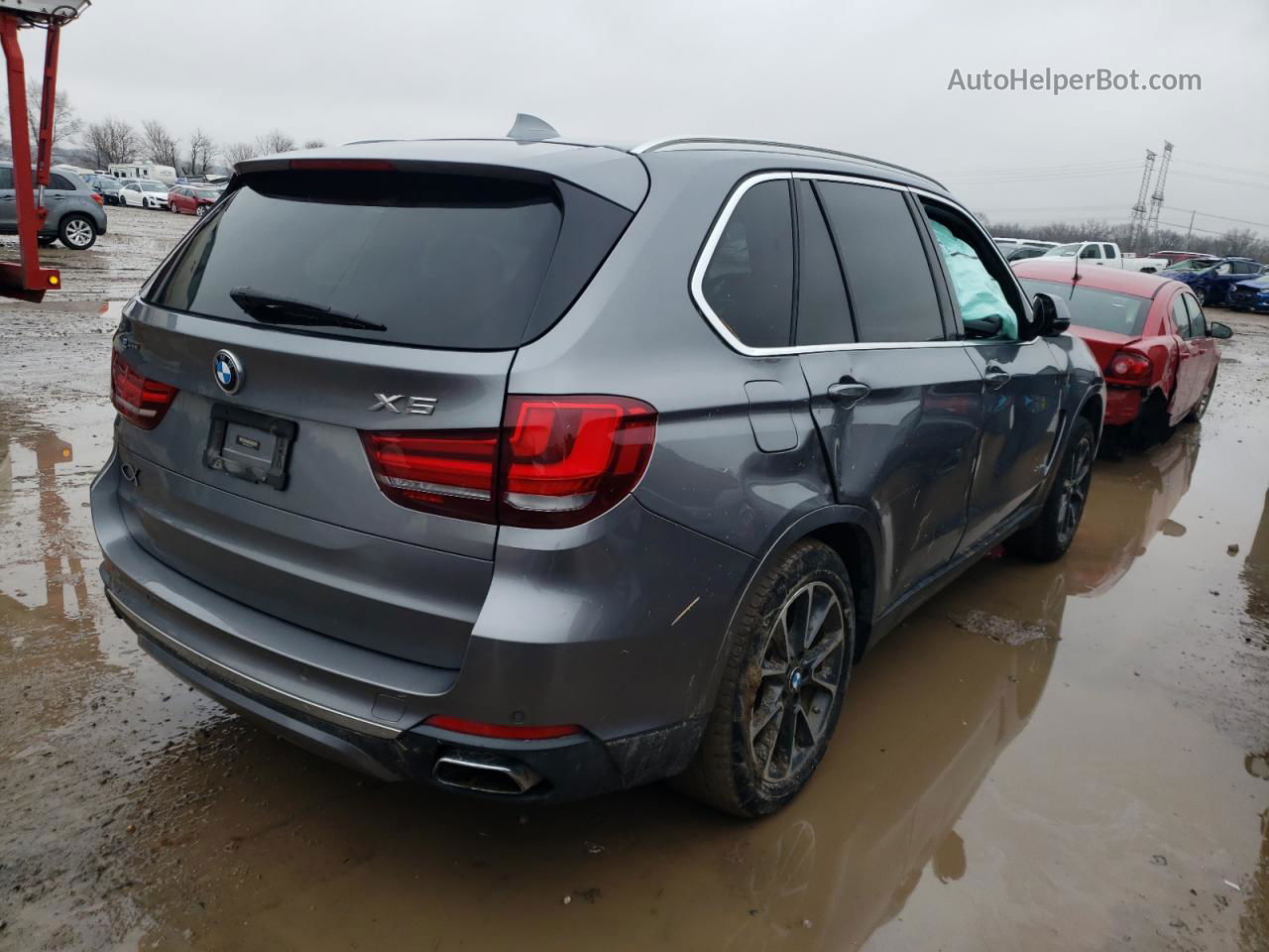 2016 Bmw X5 Xdr40e Gray vin: 5UXKT0C50G0S75156