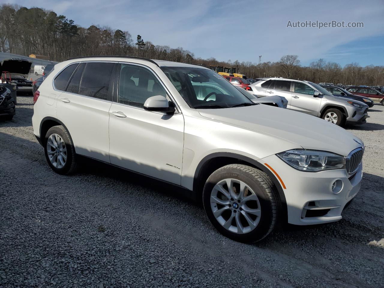 2016 Bmw X5 Xdr40e White vin: 5UXKT0C56G0S75453