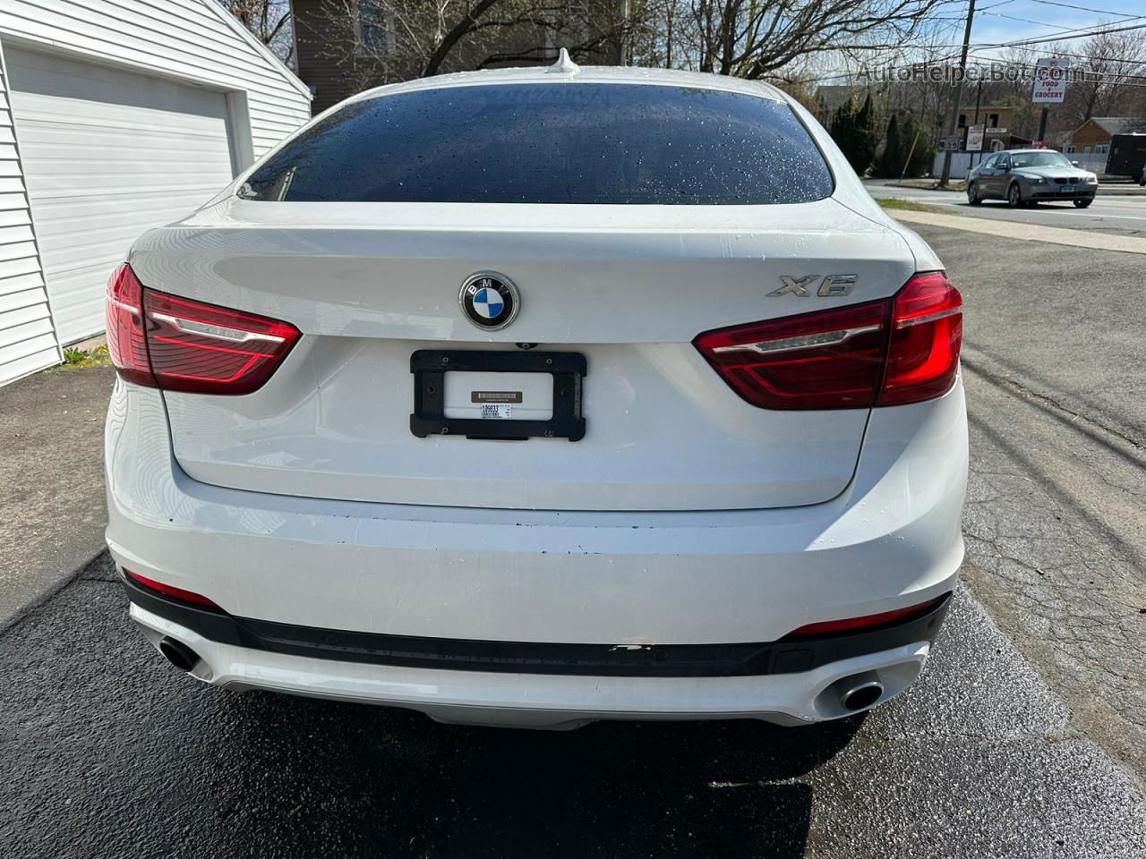 2016 Bmw X6 Sdrive35i White vin: 5UXKU0C51G0F92508