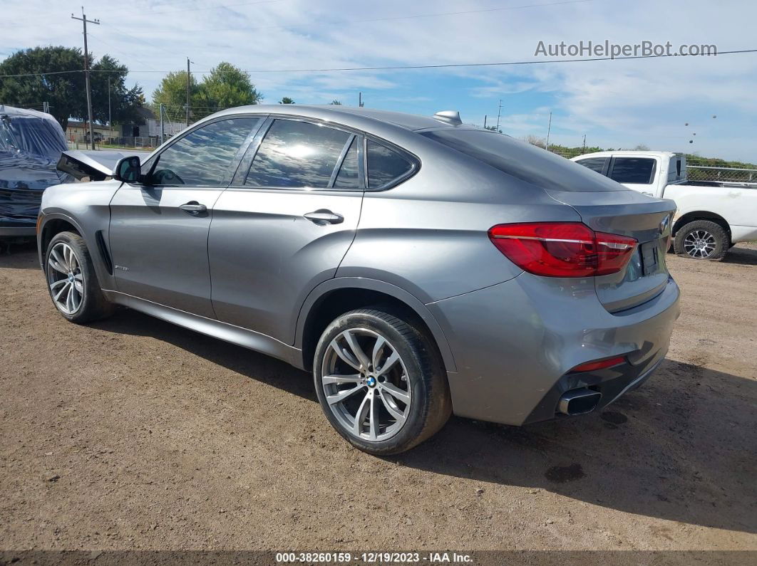 2016 Bmw X6 Sdrive35i Silver vin: 5UXKU0C52G0F92520