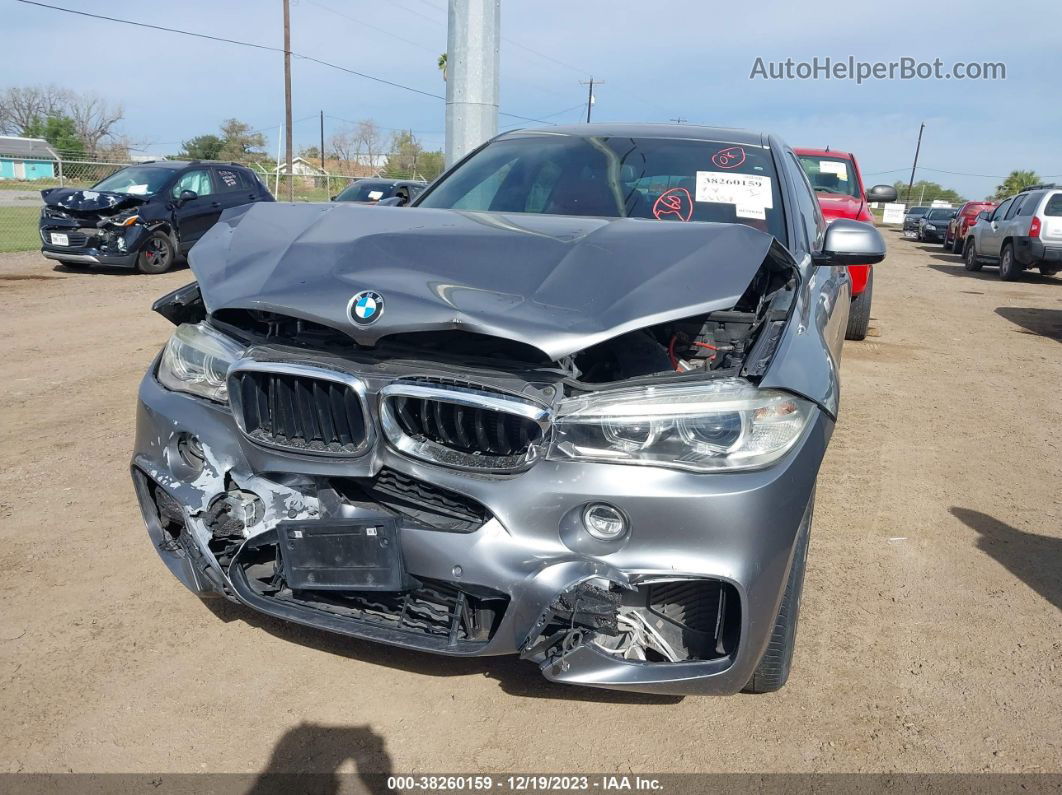 2016 Bmw X6 Sdrive35i Silver vin: 5UXKU0C52G0F92520