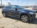 2016 Bmw X6 Sdrive35i Blue vin: 5UXKU0C52G0F93179