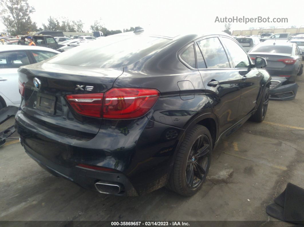 2016 Bmw X6 Sdrive35i Black vin: 5UXKU0C53G0F92610