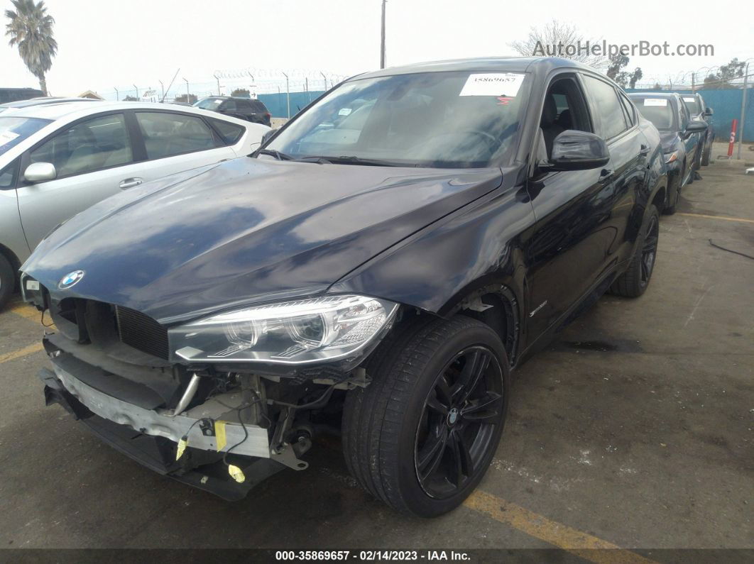 2016 Bmw X6 Sdrive35i Black vin: 5UXKU0C53G0F92610