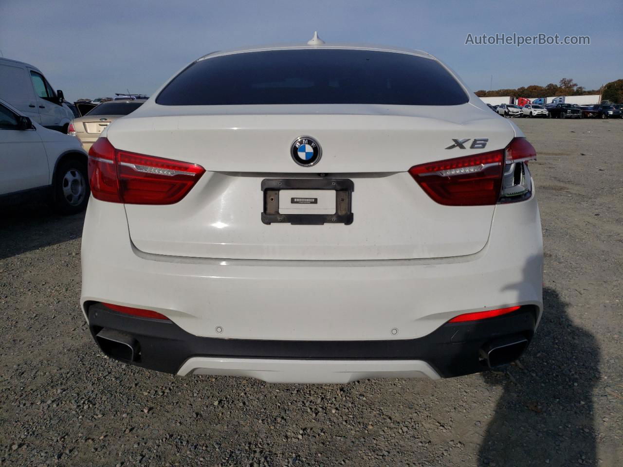 2016 Bmw X6 Sdrive35i White vin: 5UXKU0C53G0F93269