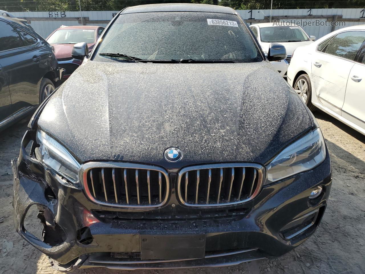 2016 Bmw X6 Sdrive35i Black vin: 5UXKU0C53G0F93515