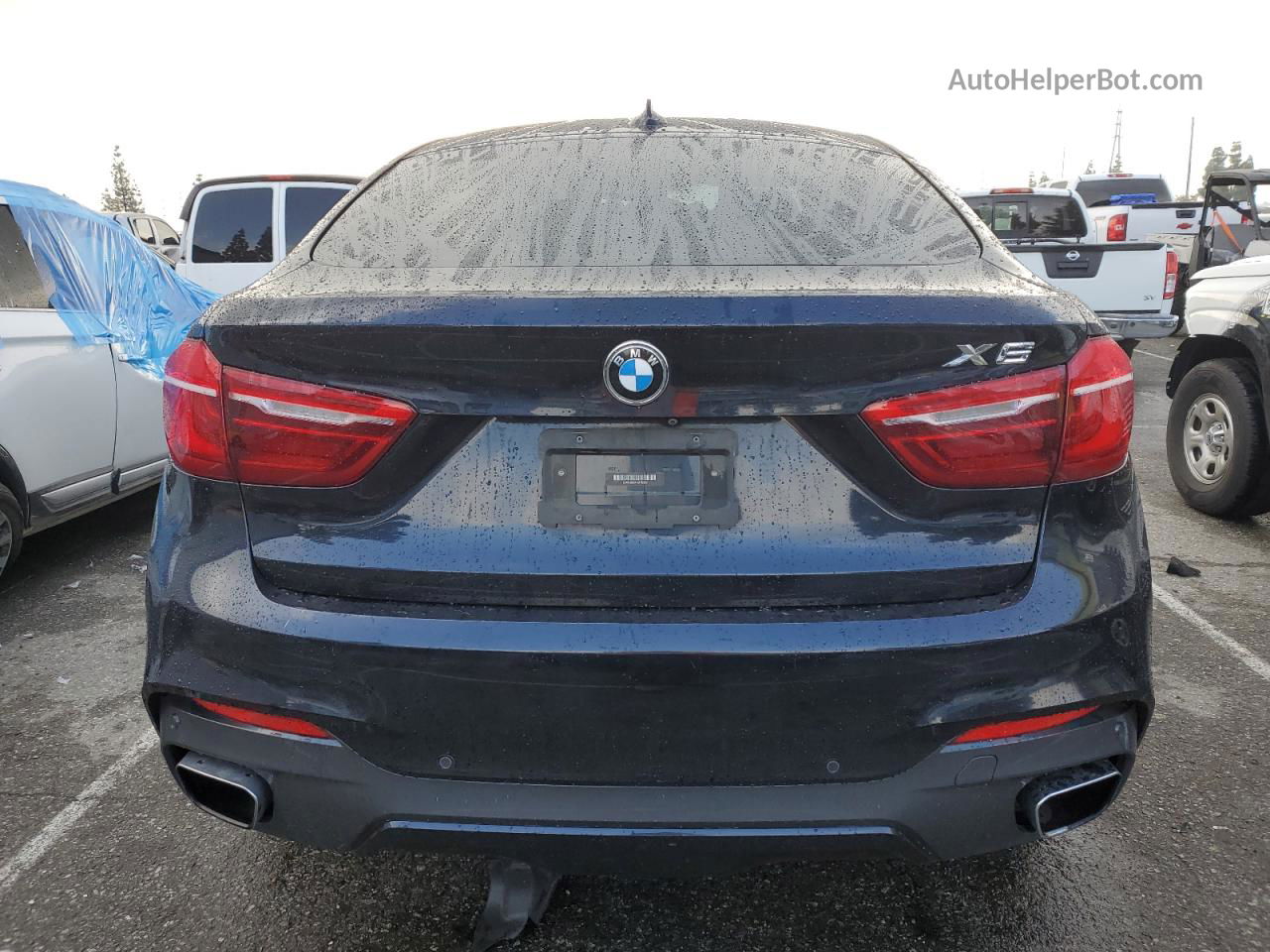 2016 Bmw X6 Sdrive35i Blue vin: 5UXKU0C54G0F93393