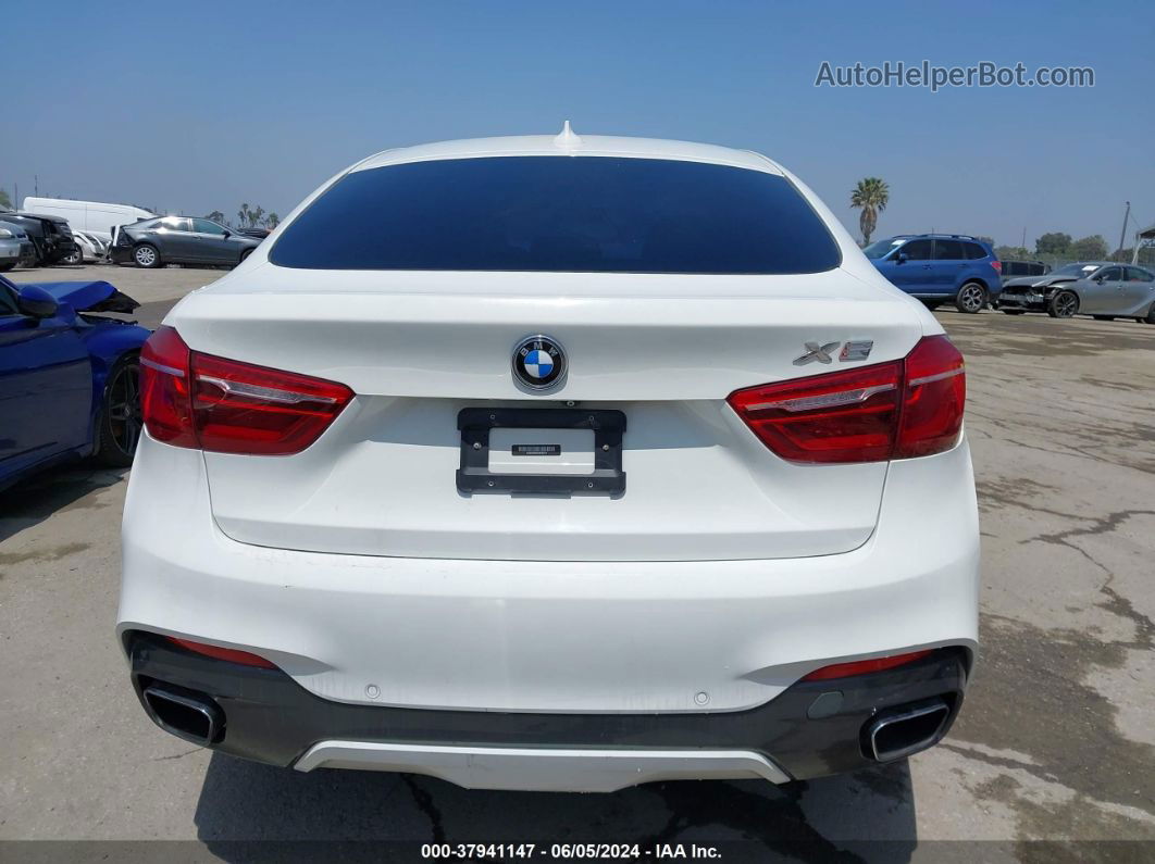 2016 Bmw X6 Sdrive35i Белый vin: 5UXKU0C55G0F92317