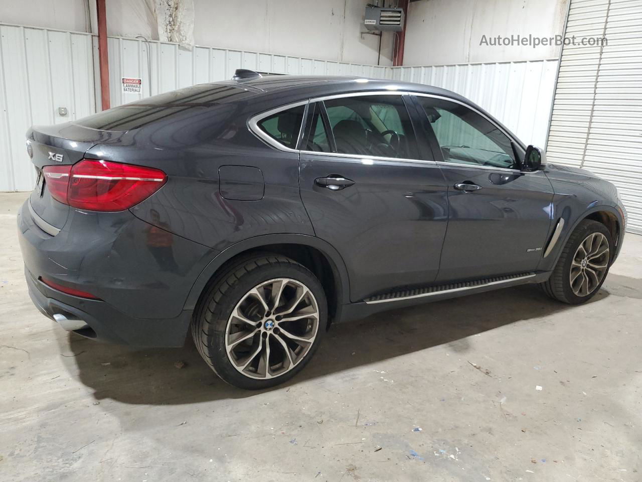 2016 Bmw X6 Sdrive35i Charcoal vin: 5UXKU0C55G0F92351