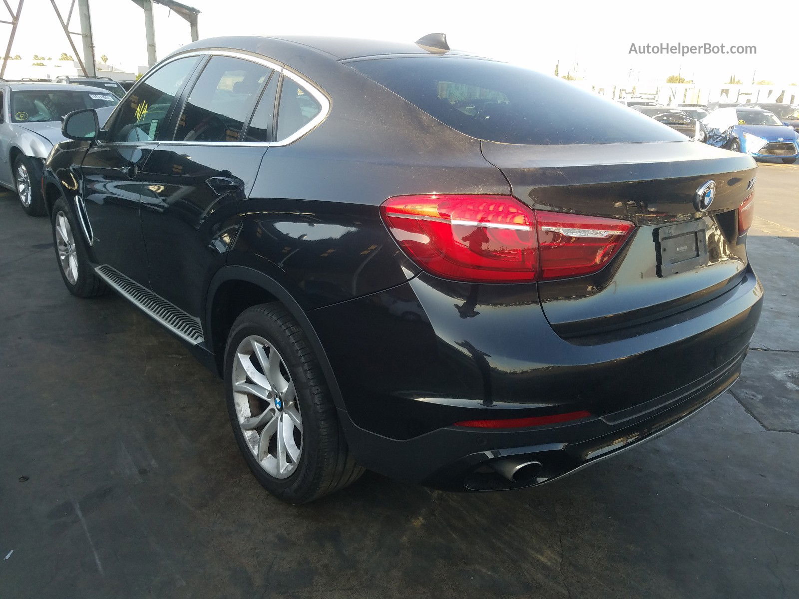 2016 Bmw X6 Sdrive35i Black vin: 5UXKU0C56G0F92763