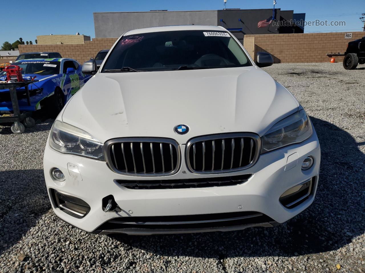 2016 Bmw X6 Sdrive35i White vin: 5UXKU0C57G0F92576