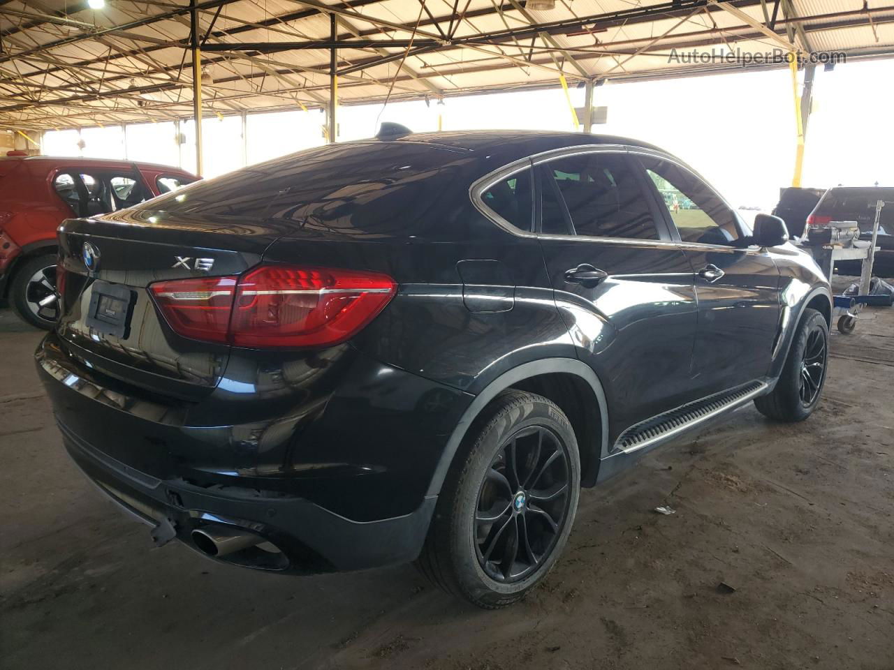 2016 Bmw X6 Sdrive35i Black vin: 5UXKU0C57G0F93016