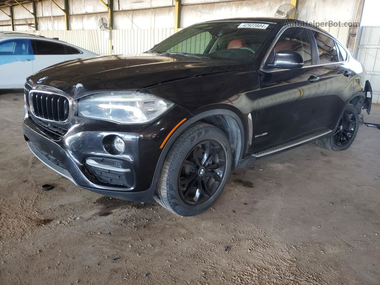 2016 Bmw X6 Sdrive35i Black vin: 5UXKU0C57G0F93016