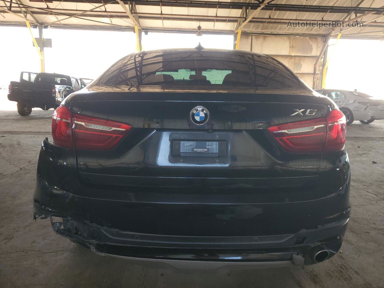 2016 Bmw X6 Sdrive35i Black vin: 5UXKU0C57G0F93016