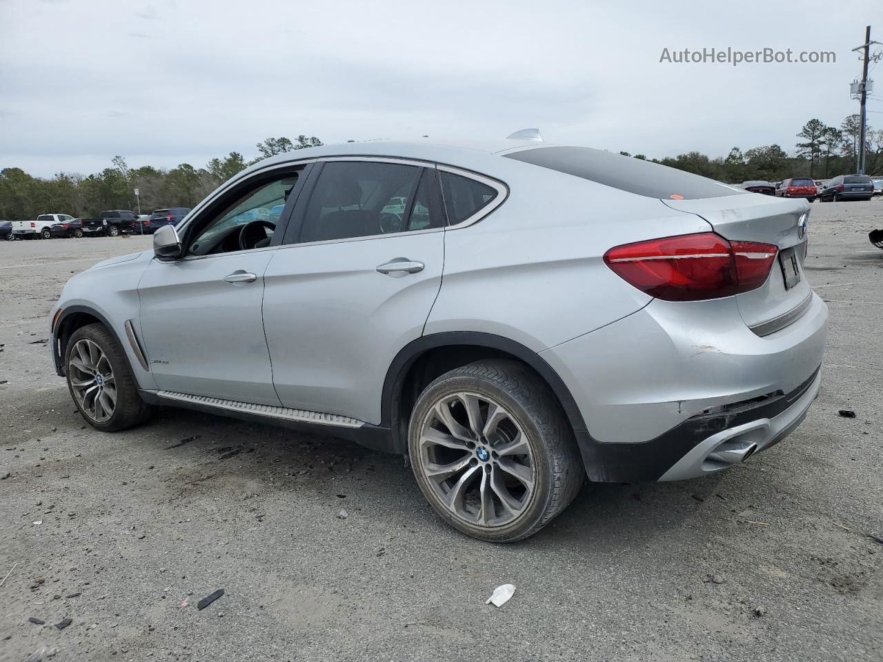 2016 Bmw X6 Sdrive35i Silver vin: 5UXKU0C57G0F93386