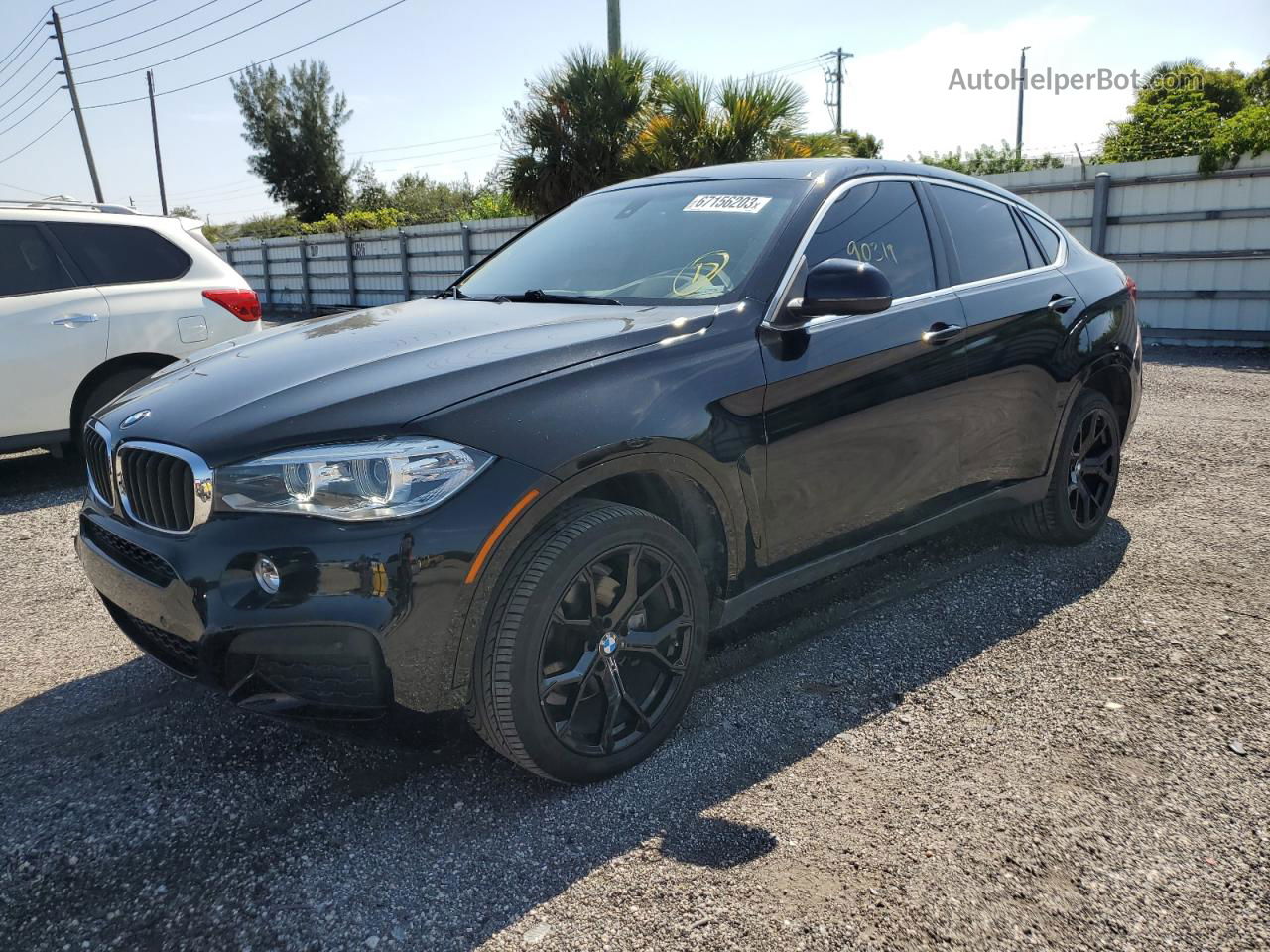 2016 Bmw X6 Sdrive35i Black vin: 5UXKU0C58G0F92747