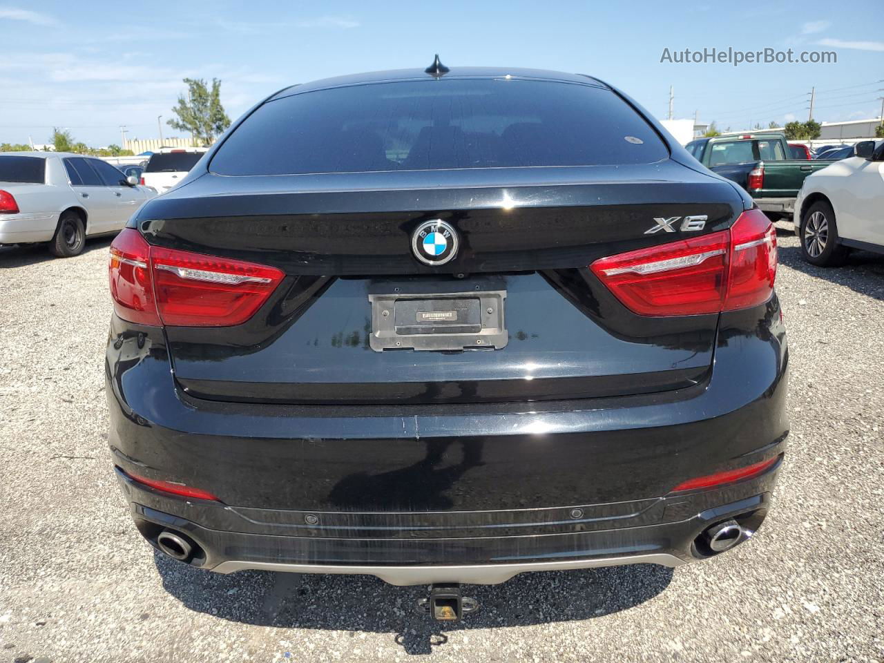 2016 Bmw X6 Sdrive35i Black vin: 5UXKU0C58G0F92747