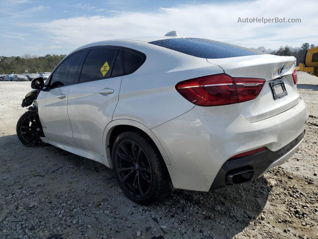 2016 Bmw X6 Sdrive35i White vin: 5UXKU0C59G0F93258