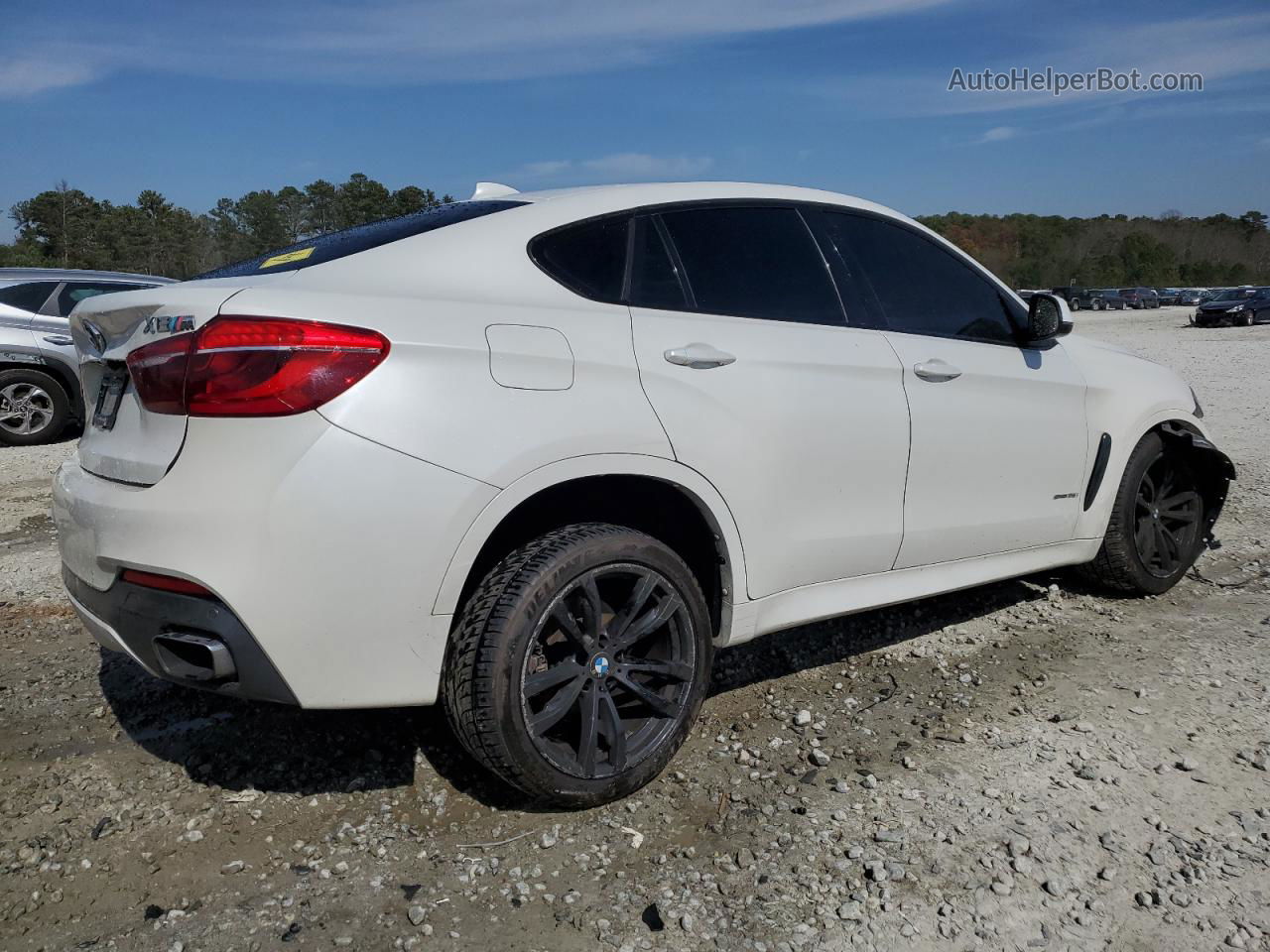 2016 Bmw X6 Sdrive35i White vin: 5UXKU0C59G0F93258