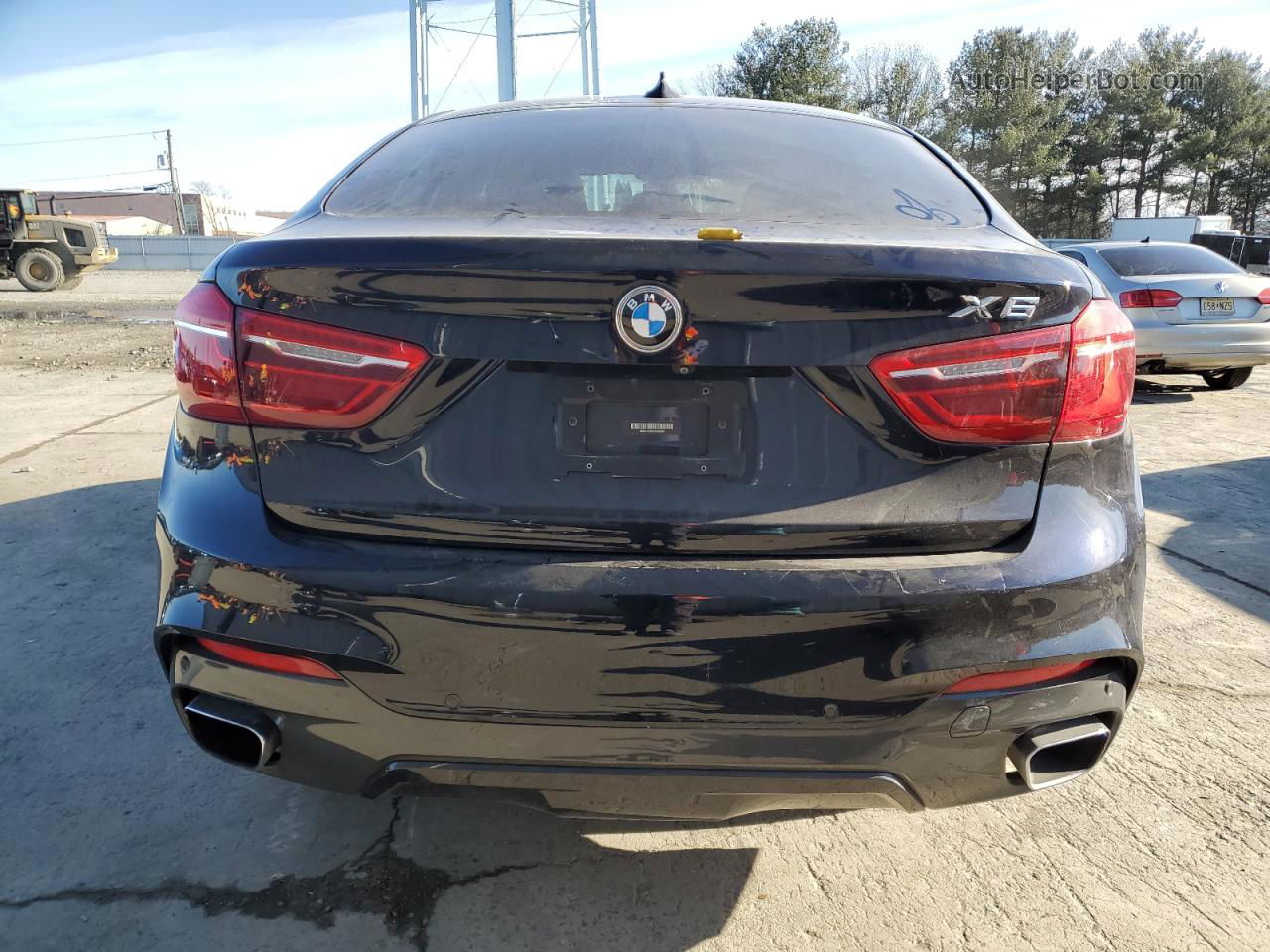 2016 Bmw X6 Xdrive35i Black vin: 5UXKU2C50G0N80200