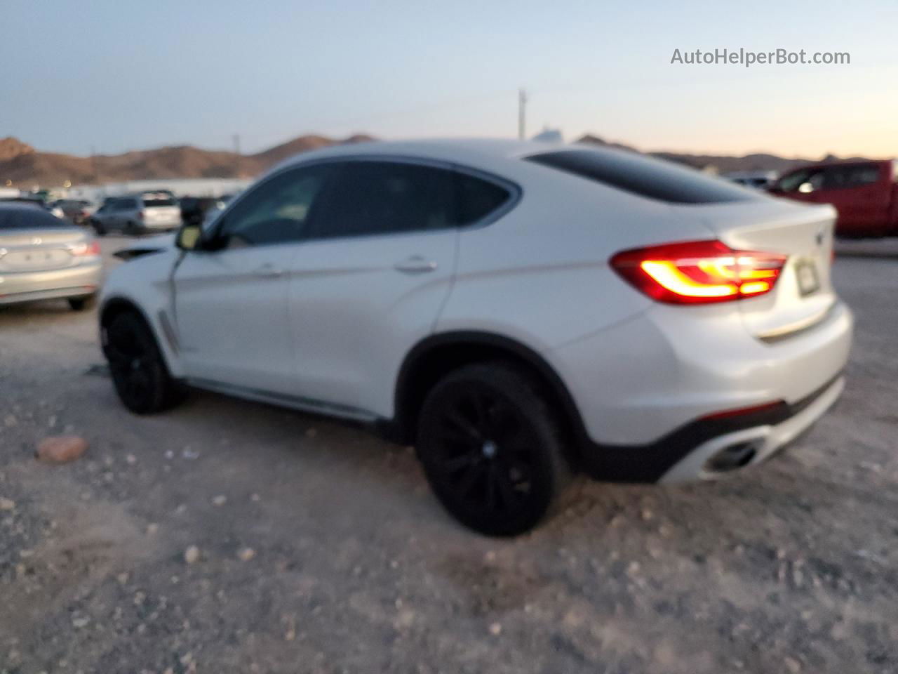 2016 Bmw X6 Xdrive35i White vin: 5UXKU2C50G0N84120