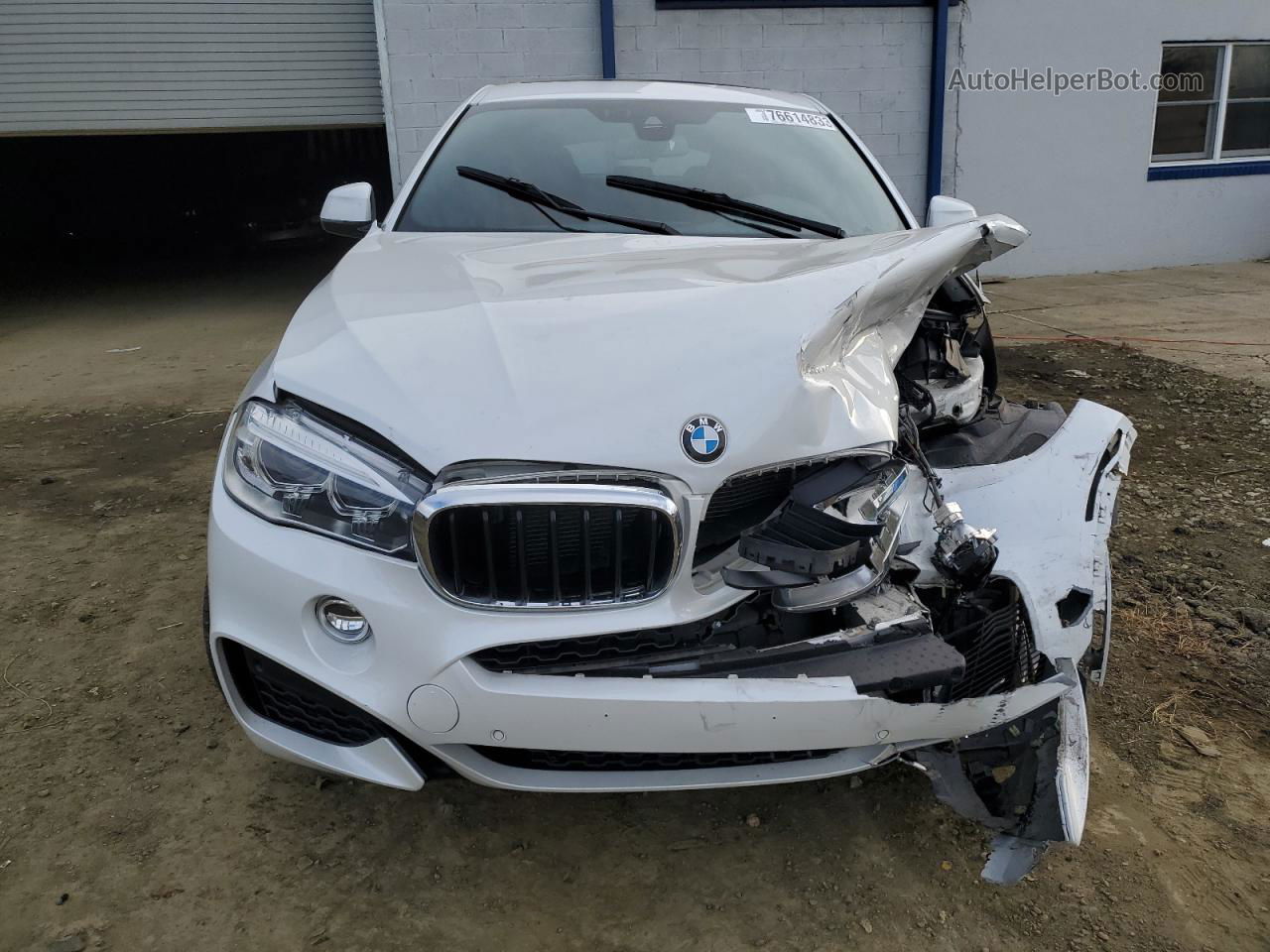 2016 Bmw X6 Xdrive35i White vin: 5UXKU2C50G0N84263