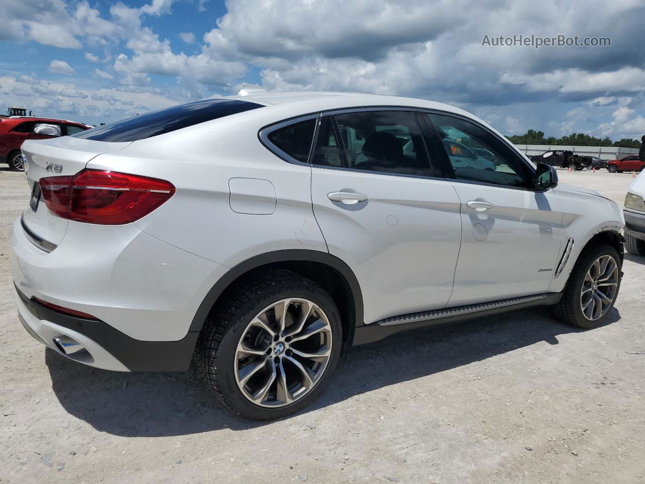 2016 Bmw X6 Xdrive35i White vin: 5UXKU2C51G0N79735