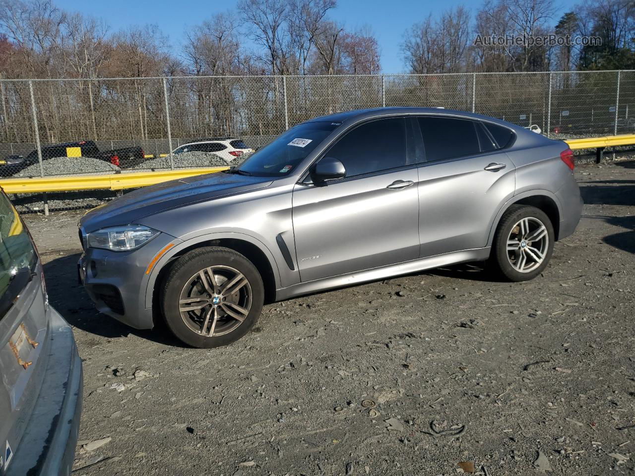 2016 Bmw X6 Xdrive35i Gray vin: 5UXKU2C51G0N82022