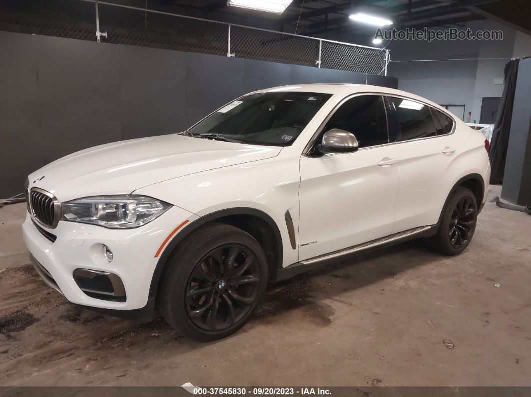 2016 Bmw X6 Xdrive35i White vin: 5UXKU2C51G0N82327