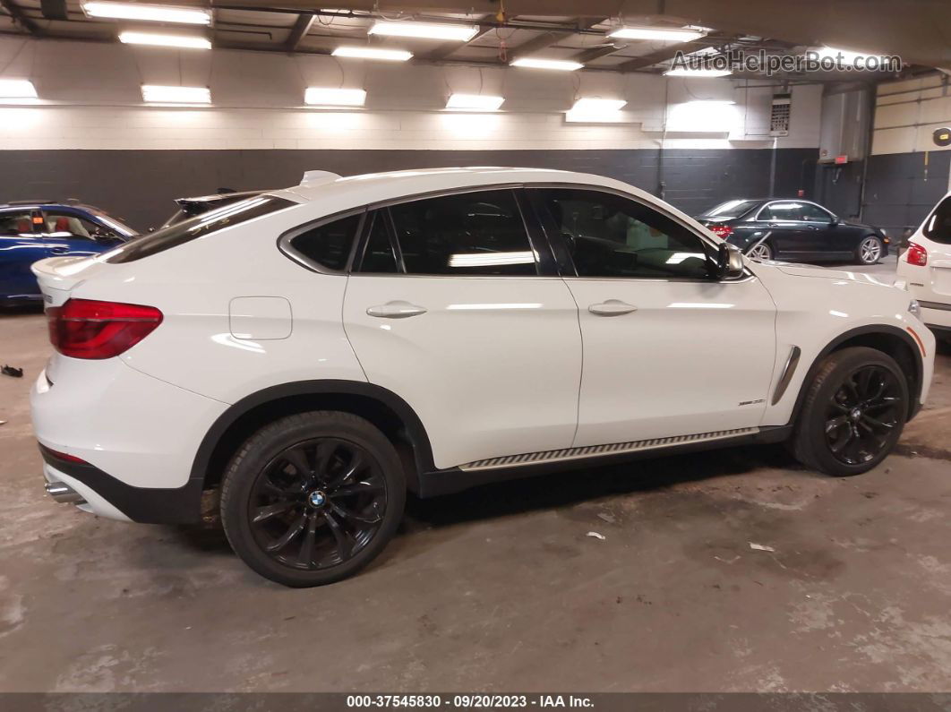 2016 Bmw X6 Xdrive35i White vin: 5UXKU2C51G0N82327