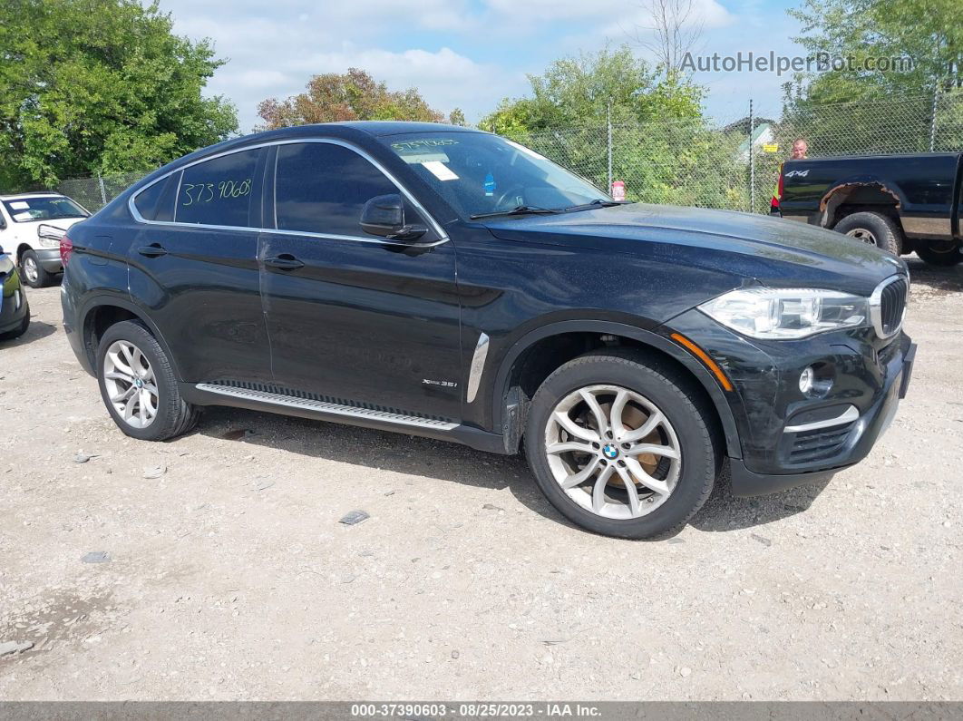 2016 Bmw X6   Black vin: 5UXKU2C51G0N83039