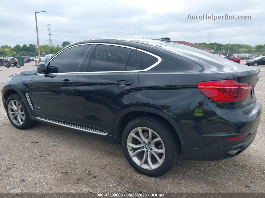 2016 Bmw X6   Black vin: 5UXKU2C51G0N83039