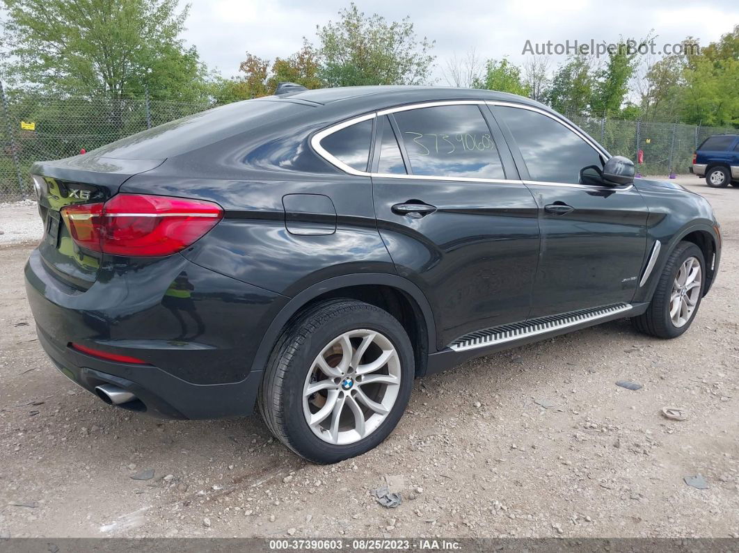 2016 Bmw X6   Black vin: 5UXKU2C51G0N83039