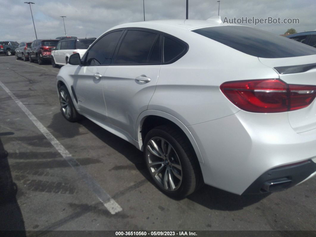 2016 Bmw X6 Xdrive35i White vin: 5UXKU2C51G0N83655