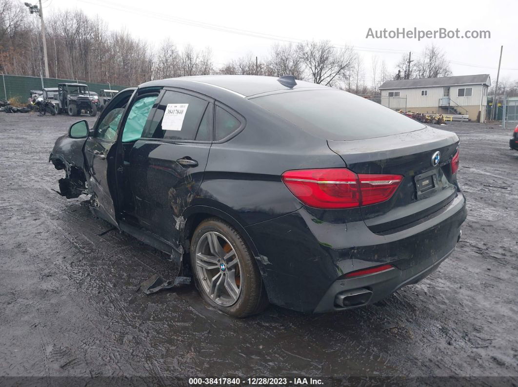 2016 Bmw X6 Xdrive35i Black vin: 5UXKU2C52G0N82742