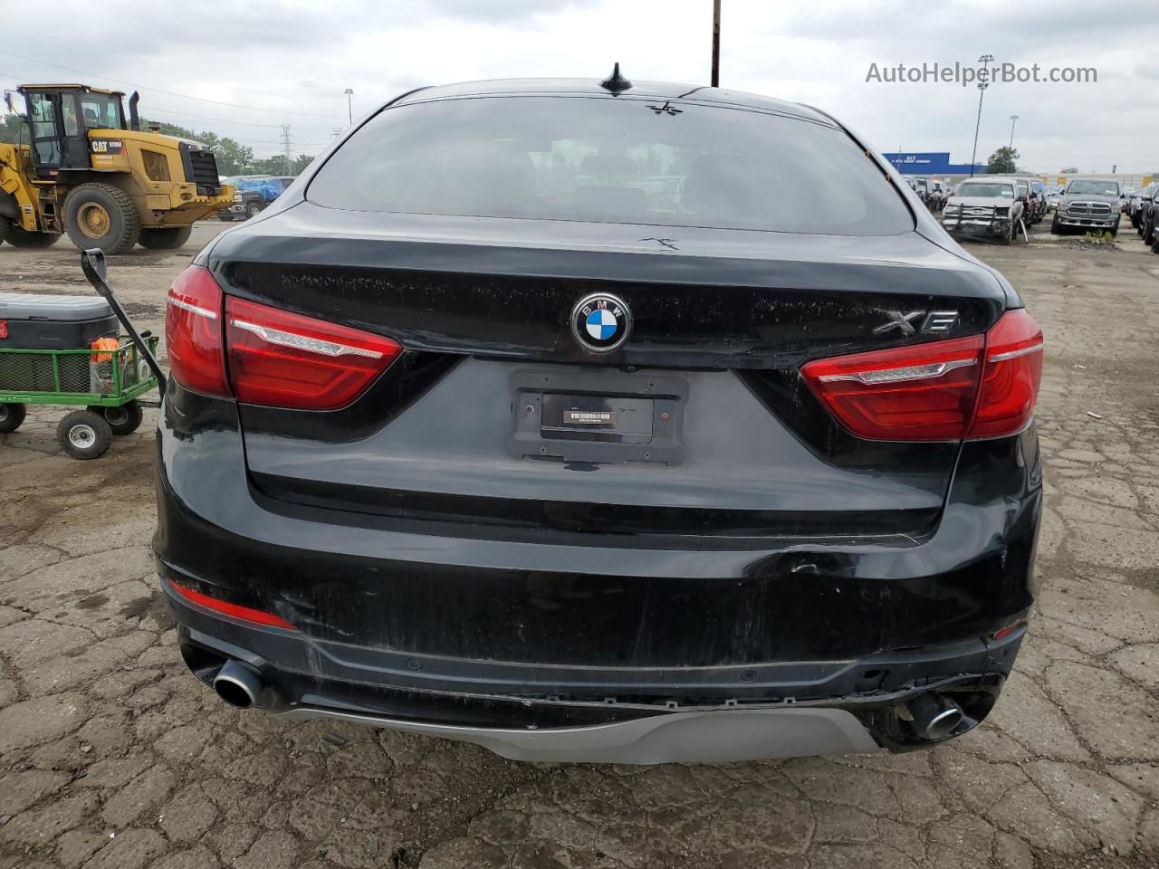 2016 Bmw X6 Xdrive35i Black vin: 5UXKU2C53G0N80661