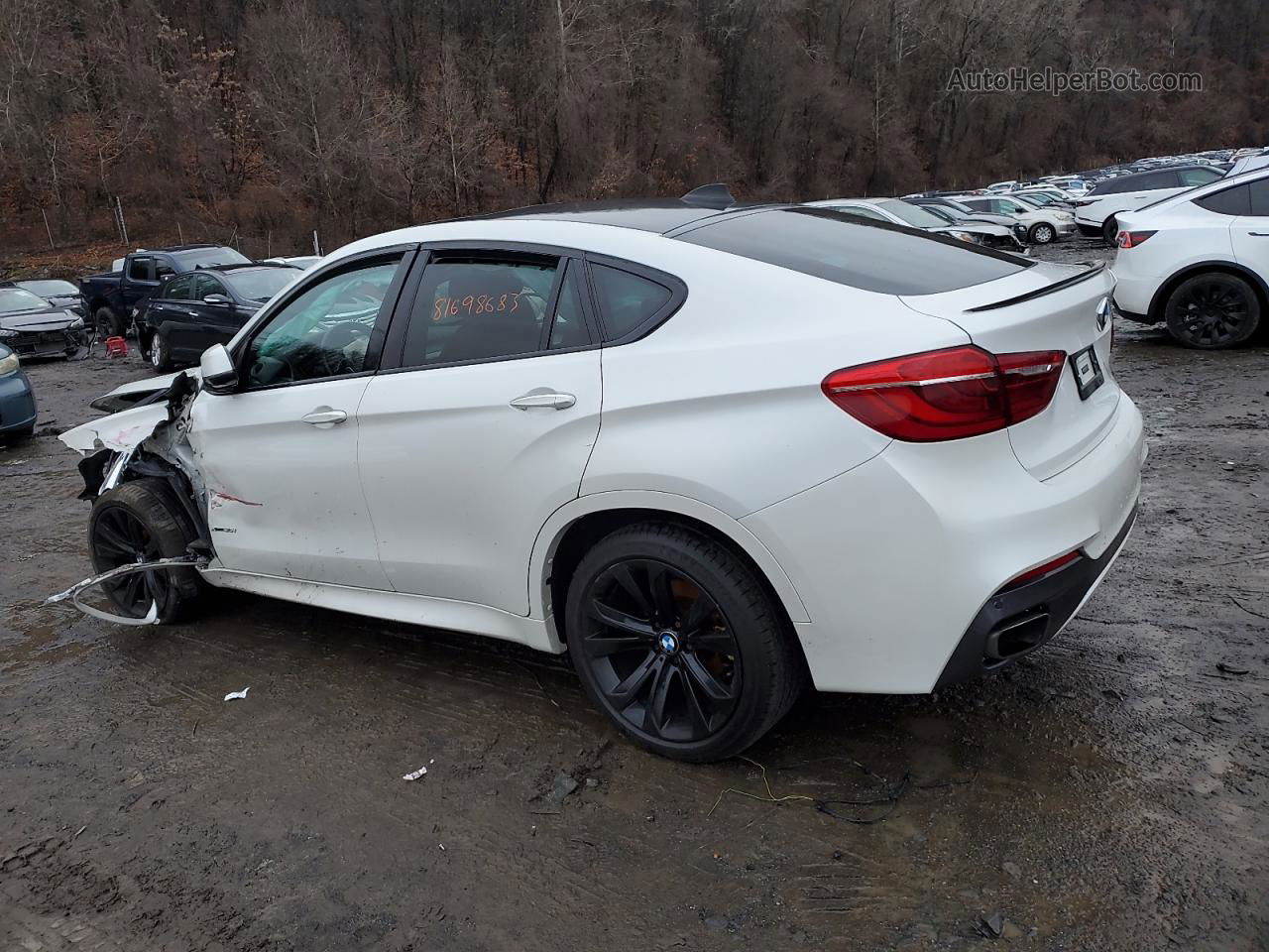 2016 Bmw X6 Xdrive35i White vin: 5UXKU2C53G0N81597