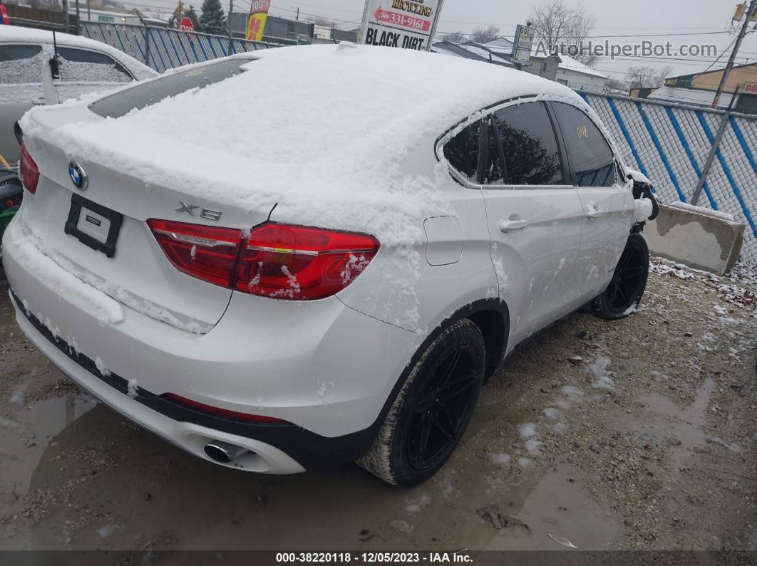 2016 Bmw X6 Xdrive35i White vin: 5UXKU2C53G0N81602